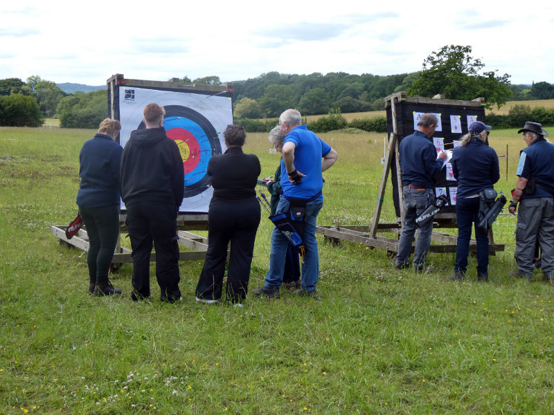 Scoring at June Fun Shoot